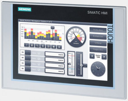 Siemens - 6AV2124-0JC01-0AX0 - Siemens 9 in ɫ TFT  HMI 6AV21240JC010AX0, IP20,IP65, , 800 x 480pixelsֱ		