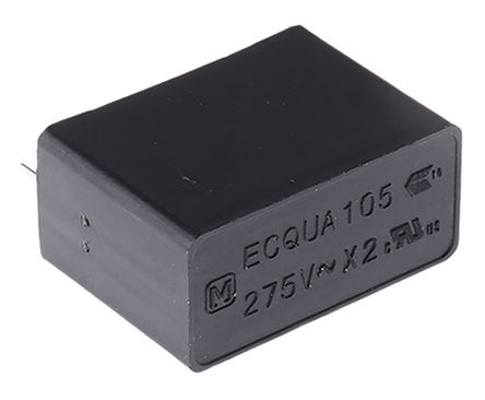 Panasonic - ECQUAAF105MA - Panasonic ECQUA ϵ 1F ۱ϩ (PP) ECQUAAF105MA, 20%, 275 V , ͨ		