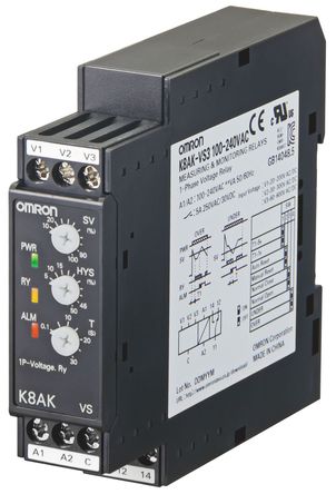 Omron - K8AK-VS2 100-240VAC - Omron 1 ѹ ؼ̵ K8AK-VS2 100-240VAC, ˫ , 100  240 V 		
