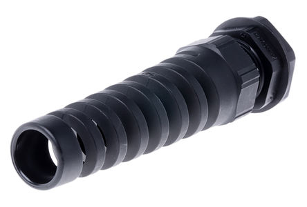 Lapp - 53015840+53015240 - Lapp IP68 黑色 聚酰胺 带锁紧螺母的电缆固定头 53015840+53015240, 9mm 至 14mm电缆直径, -20°C至+80°C, PG16螺纹		