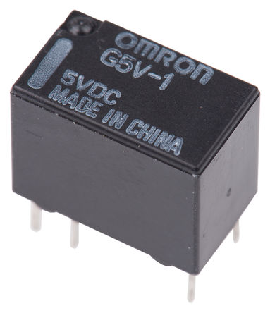 Omron - G5V-1-DC5 - Omron G5V-1-DC5 ˫ PCB װ Ǳ̵, 1 A, 5V dc		