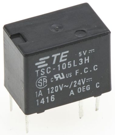 TE Connectivity - TSC-105L3H000 - TE Connectivity TSC-105L3H000 ˫ PCB װ Ǳ̵, 5V dc		