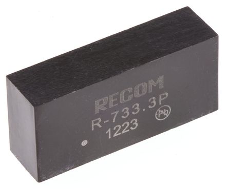 Recom - R-733.3P - Recom 11W ѹ R-733.3P, 4.5  28V, 3.3V, 3A SIP װ		