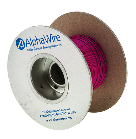Alpha Wire - 6712 RD001 - Alpha Wire EcoWire ϵ 305m ɫ 24 AWG о ڲߵ 6712 RD001, 0.22 mm2 , 7/0.20 mm оʾ, 600 V		