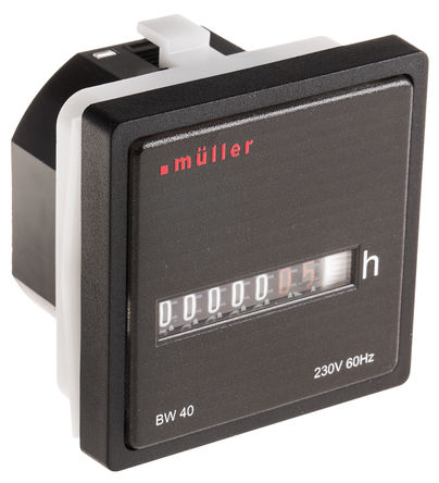 Muller - BW 40.28 230V 60 Hz - Muller BW40 ϵ 99999 еʾ Сʱ BW 40.28 230V 60 Hz, ѹ		