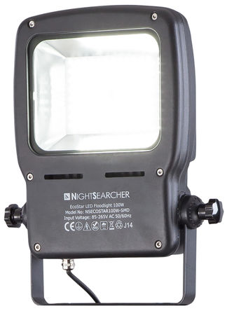 Nightsearcher - NSECOSTAR100WSMD - Nightsearcher 100 W IP65 LED  NSECOSTAR100WSMD, 2 LED, 100  240 V, 470 x 335 x 112 mm		