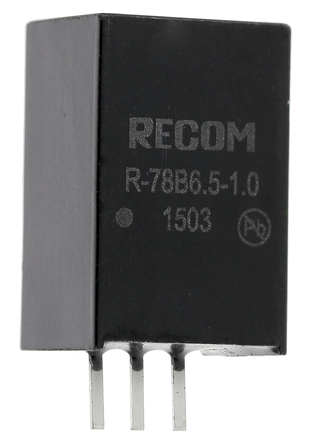 Recom - R-78B6.5-1.0 - Recom 6.5W ѹ R-78B6.5-1.0, 32V, 6.5V, 1A SIP װ		