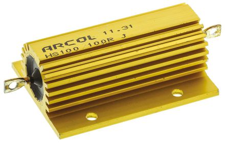 Arcol - HS100 100R J - Arcol HS100 ϵ HS100 100R J 100W 100 5%  尲װ̶ֵ, Ӷ, Ƿװ		