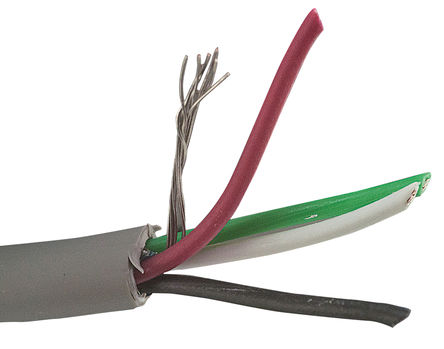 Alpha Wire - 2466L SL005 - Alpha Wire 30m U/STP  ɫ LSZH  2  ˫ ҵ 2466L SL005, 22 AWG		