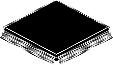 Microchip - PIC24HJ128GP510A-I/PT - Microchip PIC24HJ ϵ 16 bit PIC MCU PIC24HJ128GP510A-I/PT, 40MIPS, 128 kB ROM , 8 kB RAM, TQFP-100		