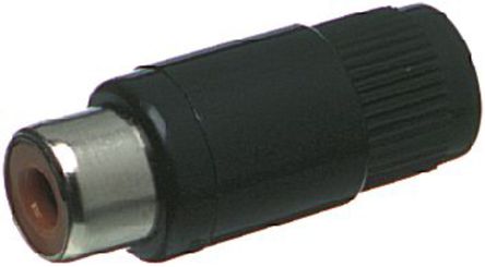 Lumberg - 15-285 - Lumberg 红色 2A RCA 插座 15-285, 电缆安装, 镀镍触点, -20 → +70 °C		
