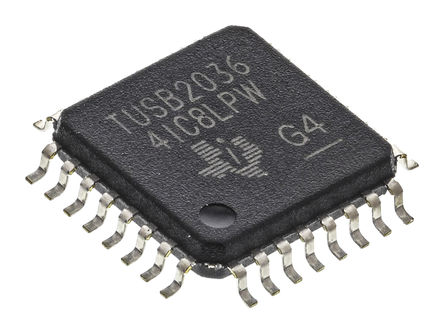 Texas Instruments - TUSB2036VFR - Texas Instruments TUSB2036VFR 4 USB , ֧USB 1.1, 3.3 V, 32 LQFPװ		