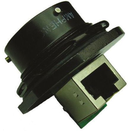 Amphenol - RJF71RAB - Amphenol 母 RJ45 连接器 RJF71RAB, 面板安装型		