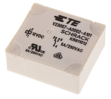 TE Connectivity - V23057A2A101 - TE Connectivity V23057A2A101 ˫ PCB װ Ǳ̵, 5 A, 12V dc		