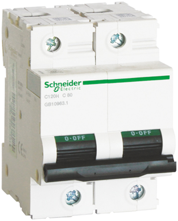 Schneider Electric - A9N19823 - Schneider Electric Acti 9 C120H ϵ 4 100 A MCB A9N19823, 20 kA Ͽ, D բ		