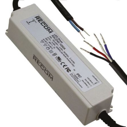 Recom - RACD45-1050A - Recom LED  RACD45-1050A, 90  305 V , 33  48V, 0.105  1.05A, 48W		