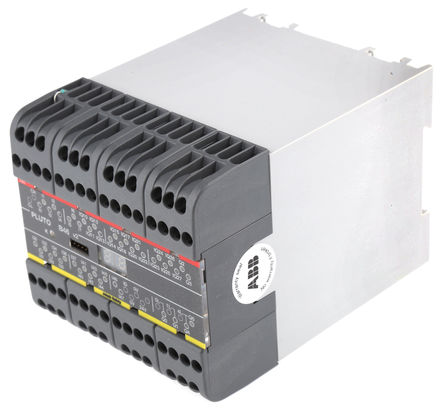 ABB - 2TLA020070R1700 - ABB Pluto 2TLA 系列 SIL 3 IP20/IP40 安全控制器 2TLA020070R1700, 24 安全输入, 6 安全输出, 24 V 直流		