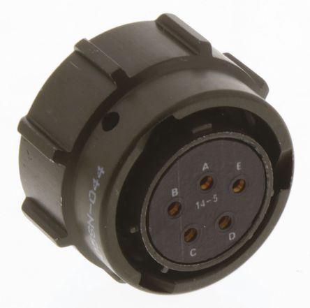 Amphenol - 62GB-56TG14-05SN(044) - Amphenol 62GB ϵ 5· °װ   ͷ 62GB-56TG14-05SN(044), ĸо, ǳߴ14, MIL-DTL-26482		