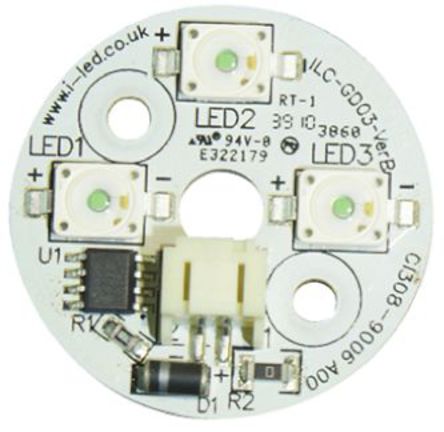 Intelligent LED Solutions - ILC-GD03-TRGR-SD101 - ILS Dragon3 Coin ϵ 3 ɫ Բ LED  ILC-GD03-TRGR-SD101, 336 lm, , JST		