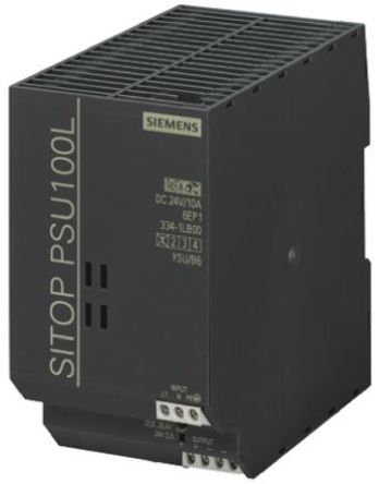 Siemens - 6EP1334-1LB00 - Siemens 240W ģʽ DIN 尲װԴ 6EP1334-1LB00, 89%Ч, 132V dc, 10A, 24V dc 24V dc/		
