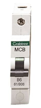 Crabtree - 61/B10 - Crabtree Starbreaker B Series, EMBH, S800 ϵ 10A 1 B ΢Ͷ· RS61/B10		
