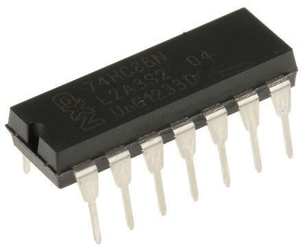 NXP - 74HC86N,652 - NXP 74HC86N 4 2 XOR ߼, 5.2mA, 2  6 VԴ, 14 PDIPװ		