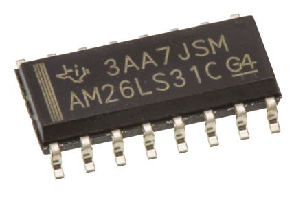 Texas Instruments - AM26LS31CD - AM26LS31CD, 4 (RS-422)· RS-422, V.11 ·, 10MBps, ź, 5 VԴ, 16 SOICװ		