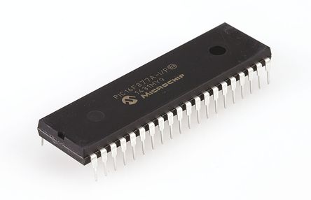 Microchip - PIC16F877A-I/P - PIC16F ϵ Microchip 8 bit PIC MCU PIC16F877A-I/P, 20MHz, 14.3 kB256 B ROM , 368 B RAM, PDIP-40		