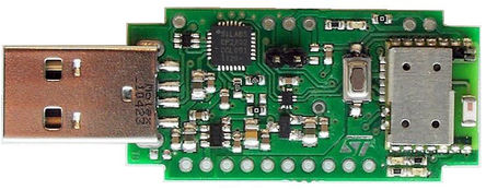 STMicroelectronics - STEVAL-SPBT3ATV3 - STMicroelectronics STEVAL-SPBT3ATV3 USB Dongle Bluetooth Class 2 SPBT2632C2A.AT2 ߽ӿ ʾ		