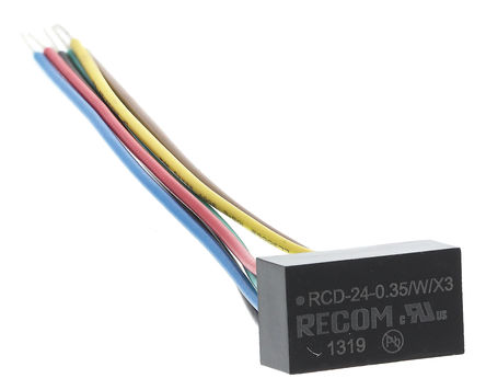 Recom - RCD-24-0.35/W/X3 - Recom LED  RCD-24-0.35/W/X3, 4.5  36 V ֱ, 2  35V, 0  300mA, 12.25W		