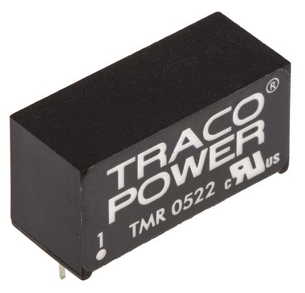 TRACOPOWER - TMR 0522 - TRACOPOWER TMR 2 ϵ 2W ʽֱ-ֱת TMR 0522, 4.5  9 V ֱ, 12V dc, 85mA, 1.6kV dcѹ, 82%Ч, SIP 8װ		