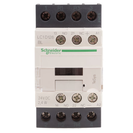 Schneider Electric - LC1D128BL - Schneider Electric Tesys D LC1D ϵ�� �Ӵ��� LC1D128BL, 2 ����/2 ���գ�����������/���գ�����������, 25 A, 24 V ֱ����Ȧ		