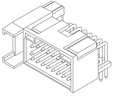 Molex - 87527-1612 - Molex 2, 14· (2) ֱ PCB  87527-1612, Ӷ˽, 4A, ͨ		