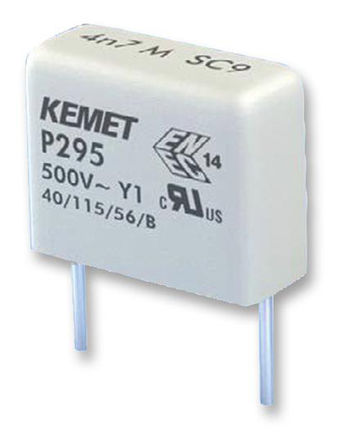 KEMET - P295BJ222M500A - KEMET P295 ϵ 2.2nF 20% 500 V  ֽʵ, ͨװװ		