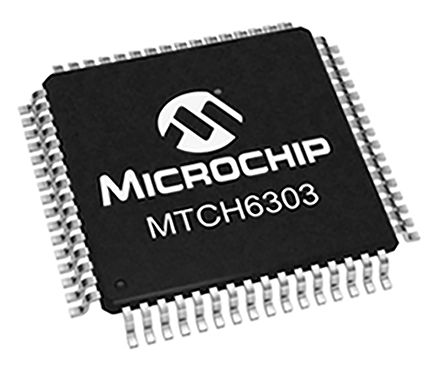 Microchip - MTCH6303-I/PT - Microchip MTCH6303-I/PT 10 λ ʽ ,  - I2Cӿ, 64 TQFPװ		