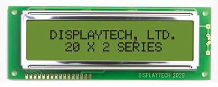 Displaytech - 202B-BC-BC - Displaytech ͸ ĸ LCD ɫʾ 202B-BC-BC, LED, 220ַ		