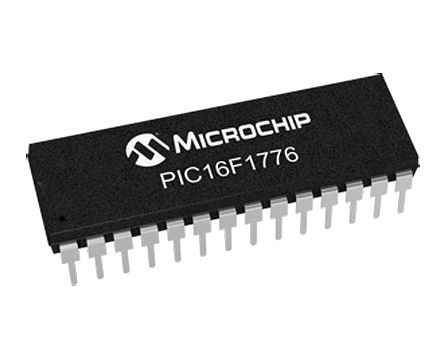 Microchip - PIC16F1776-I/SP - Microchip PIC16F ϵ 8 bit PIC MCU PIC16F1776-I/SP, 32MHz, 14 kB ROM , 1 kB RAM, SPDIP-28		