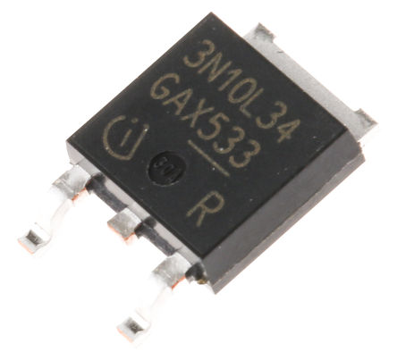 Infineon - IPD30N10S3L-34 - Infineon OptiMOS T ϵ Si N MOSFET IPD30N10S3L-34, 30 A, Vds=100 V, 3 TO-252װ		