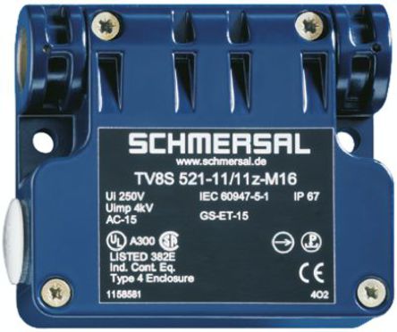 Schmersal - TV8S 521-02/20Z - TVS 521 ϵ ȫ, 2 /2 , M16 x 1.5		