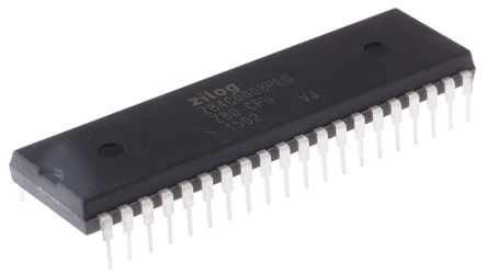 Zilog - Z84C0008PEG - Z80 ϵ Zilog 8 bit Z8 MCU Z84C0008PEG, 8MHz ROMLess, PDIP-40		