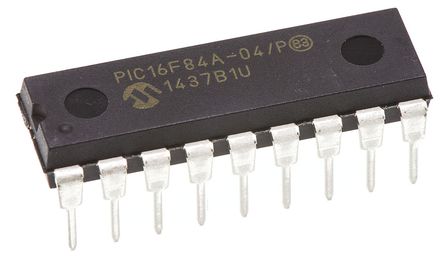 Microchip - PIC16F84A-04/P - Microchip PIC16F ϵ 8 bit PIC MCU PIC16F84A-04/P, 4MHz, 1024 x 14 ֣64 x 14  ROM , 68 B RAM, PDIP-18		