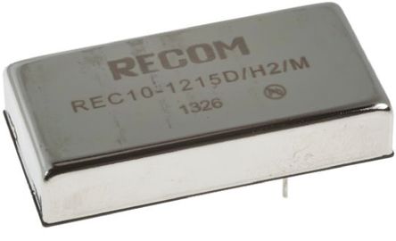 Recom - REC10-1215D/H2/M - Recom 10W ʽֱ-ֱת REC10-1215D/H2/M, 9  18 V ֱ, 15V dc, 333mA		