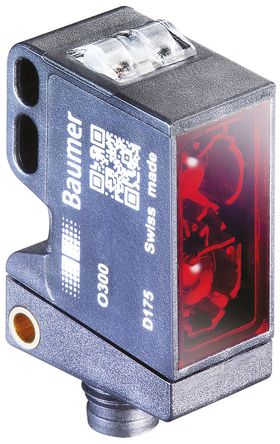 Baumer - O300.RR-11110444 - Baumer O300.RR ϵ 0  4000 mm LED Դ ״  紫 O300.RR-11110444, ʽ, 4  M8 , IP67		