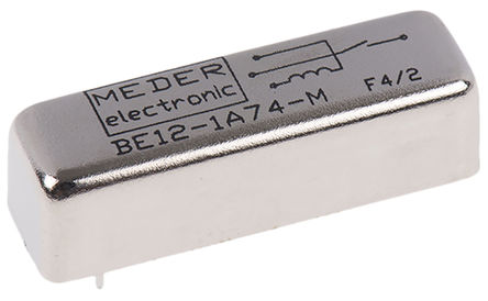Meder - BE12-1A74-M - Meder BE12-1A74-M  Ƭ̵, 12V dc, 32.4 x 9.5 x 10mm		