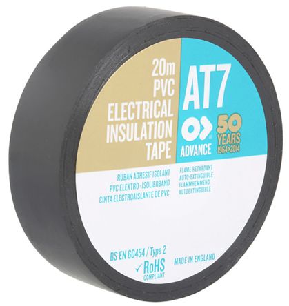Advance Tapes - 211234 - Advance Tapes AT7 ɫ PVC Ե 211234, 8000Vѹ, 20m x 19mm x 0.13mm		