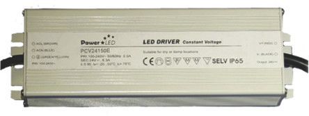 PowerLED - PCV24150E - PowerLED LED  PCV24150E, 100  240 V , 24V, 6.3A, 150W		