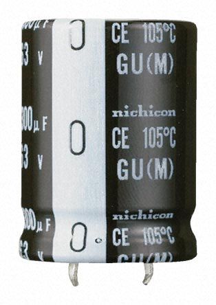 Nichicon - LGU2G101MELY - Nichicon GU ϵ 400 V 100F ͨ  LGU2G101MELY, 20%ݲ, +105C		