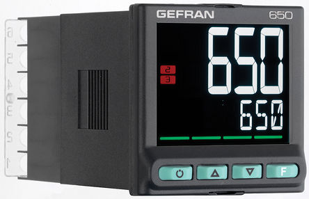 Gefran - 650-R-R00-01030-1-G - Gefran 650 ϵ PID ¶ȿ 650-R-R00-01030-1-G, 48 x 48mm, 100  240 V , 3		