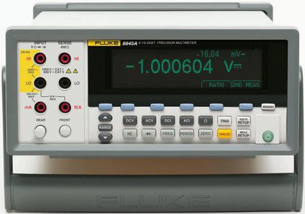 Fluke - 8845A - Fluke 8845A ̨ʽ 1000V ac, 10A ac ñ, 100   100 M, 1 nF  100 mF, -200  +600 C		