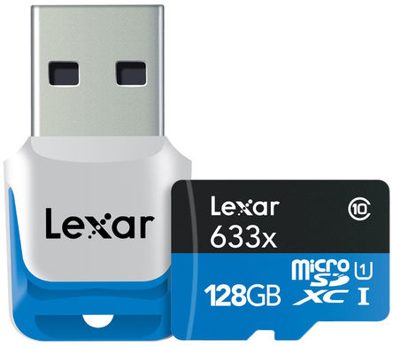 Lexar - LSDMI128BBEU633R - Lexar Professional 128 GB MicroSDXC		